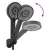 Shower Head Set Black G 1 2 Inch Brass