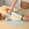 2 Pcs/set Silicone Rolling Pin Kit with Scale Kneading Pad Rolling Pin Pastry Mat Set  Pizza