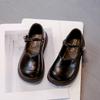 2024 Children Leather Shoes for Girls Autumnn New Fashion Korean Style Soft Bottom Anti-slippery Casual Versatile Princess Shoes