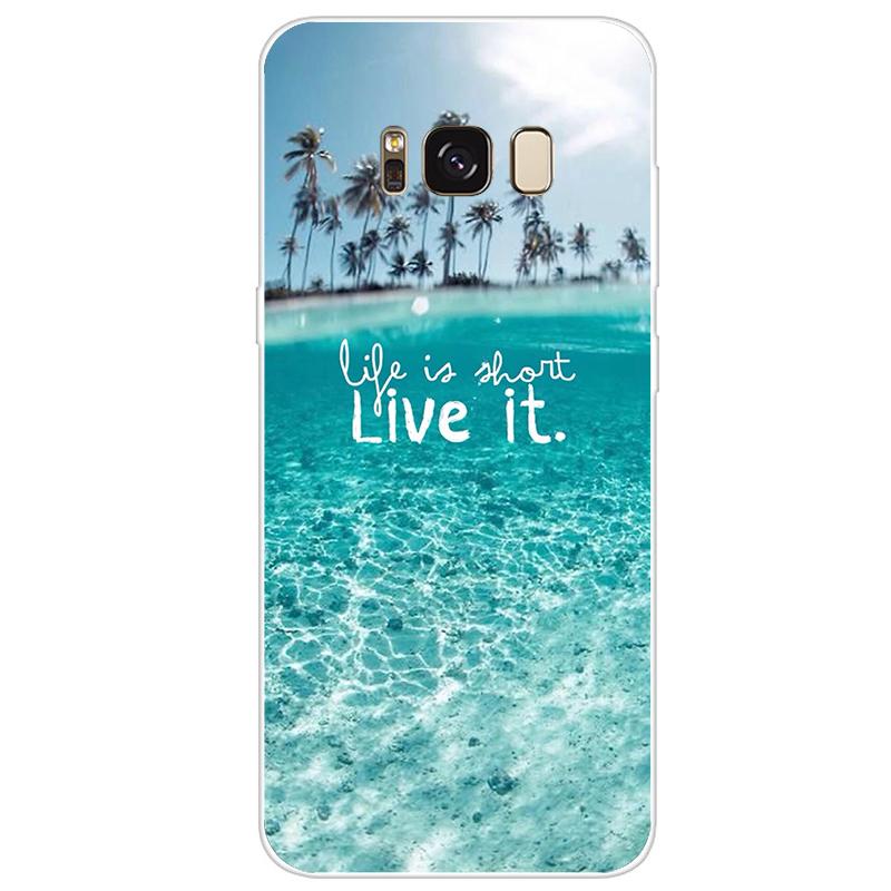 Чехол для Samsung Galaxy S8 Plus, силиконовый чехол, милый мягкий чехол из ТПУ для Samsung Galaxy S8 S 8 Plus, чехол-бампер для телефона S8Plus Coque