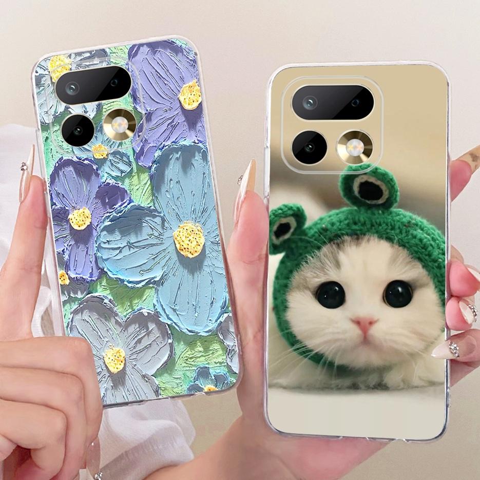 For Realme 16 Pro Plus Case RMX5131 Cute Cat Peacock Painted Cover Soft Slim Phone Case For Realme 16 Pro Realme16 Pro+ 5G Shell