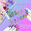 10/12 Colors Waterproof Nails Art Marker Pens Nail Brush Marker Sets  for Nail Decoration