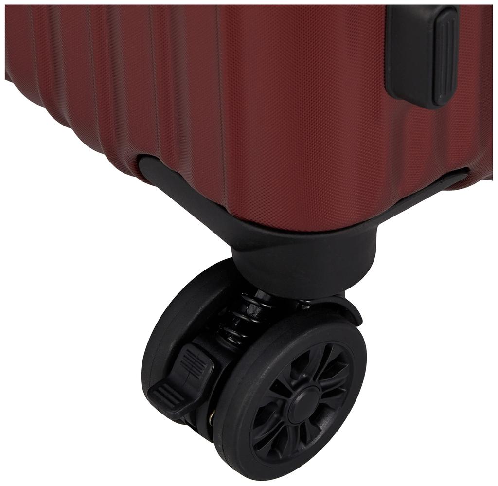 TSA Approved Lock Frame 19 Large Twin Wheel Stopper Red [Wisely] Frame/Spark Suitcase, Carry-on, Inches, Lightweight, Multifunctional, Capacity,