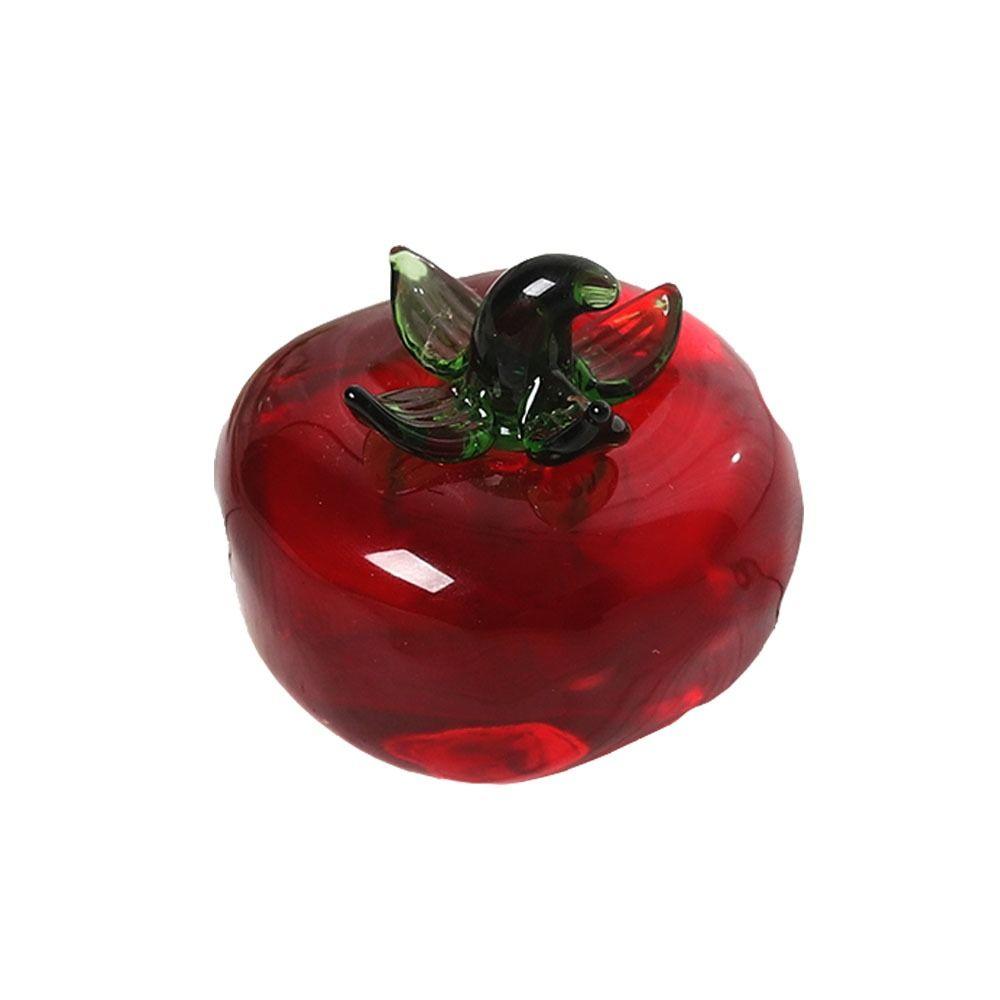 Интересные искусственные украшения из фруктов. Стеклянные поделки. Хрустальные поделки. Украшения для офиса.