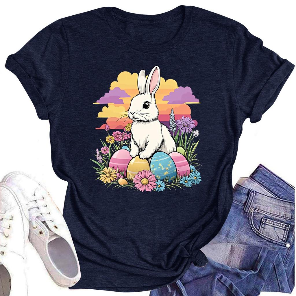 Женская повседневная футболка с короткими рукавами и круглым вырезом с принтом и буквенным топом