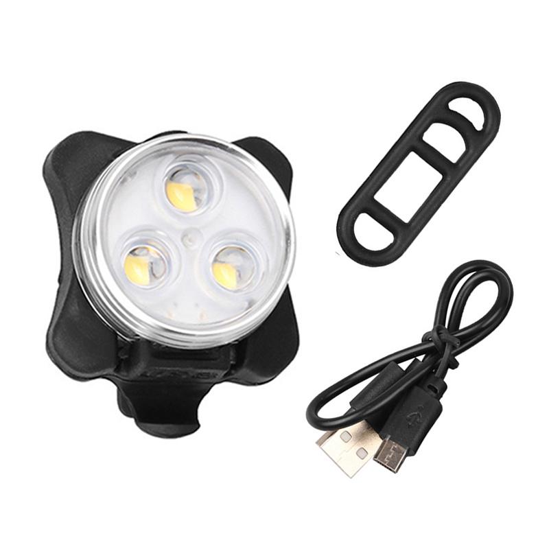 BUCKLOS Bike Front and Rear Light Bicycle LED Lamp Waterproof USB Rechargeable Flashlight for Bicycle Taillights Cycling Lantern 7