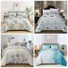 Комплект пододеяльников с цветочным принтом, пододеяльник, комплект постельного белья, одинарные двойные наволочки King King