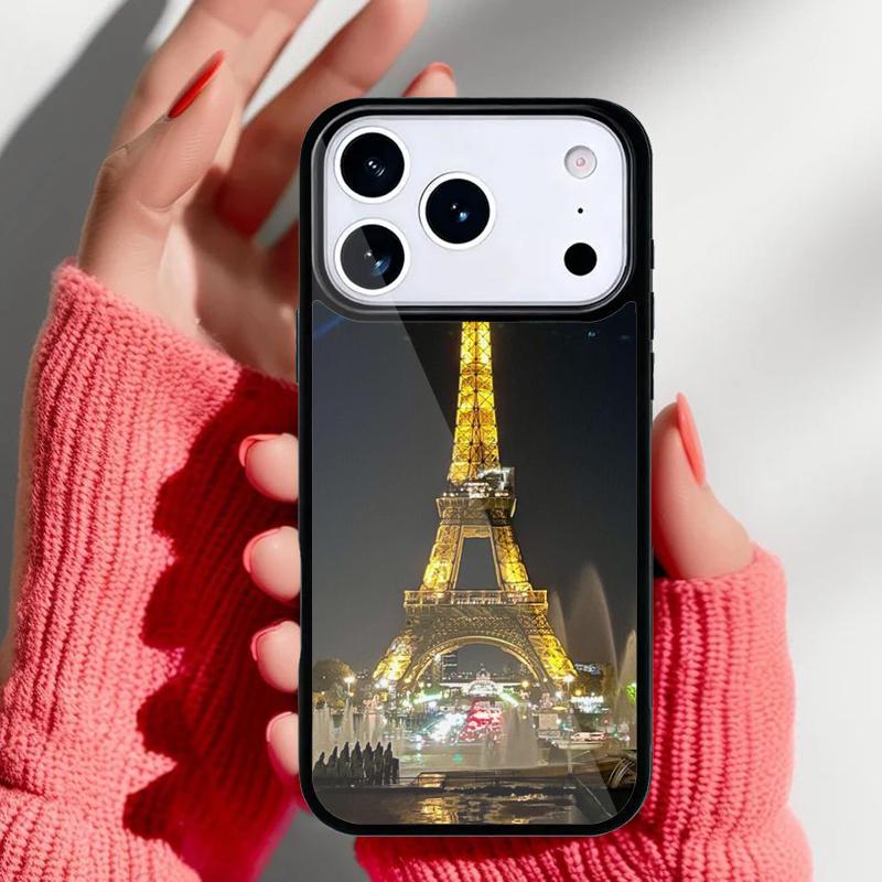 Чехол для телефона Эйфелева башня Париж для iPhone 17 16 15 14 13 Pro Max Задняя крышка для 12 11 Pro Coque