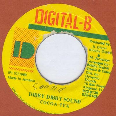 7-дюймовая пластинка COCOA TEA - Dibby Dibby Sound NONE Digital-B 1989 Ямайка Регги, Ска и Даб Б/У