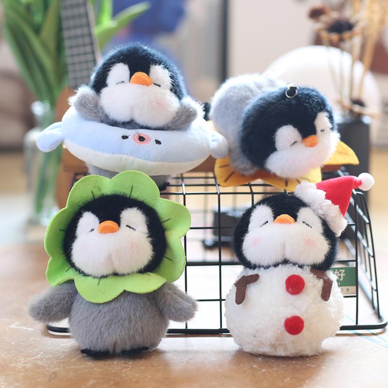 Cute Cute Four-season Little Penguin Pendant Plush Toy Doll Bag Hanging Ornament Keychain Doll Doll Doll
