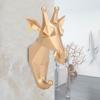 Resin Distinctive Style Animal Shape Bathroom Wall Towel Hanging Hook Coat Hat Keys HangerGiraffe