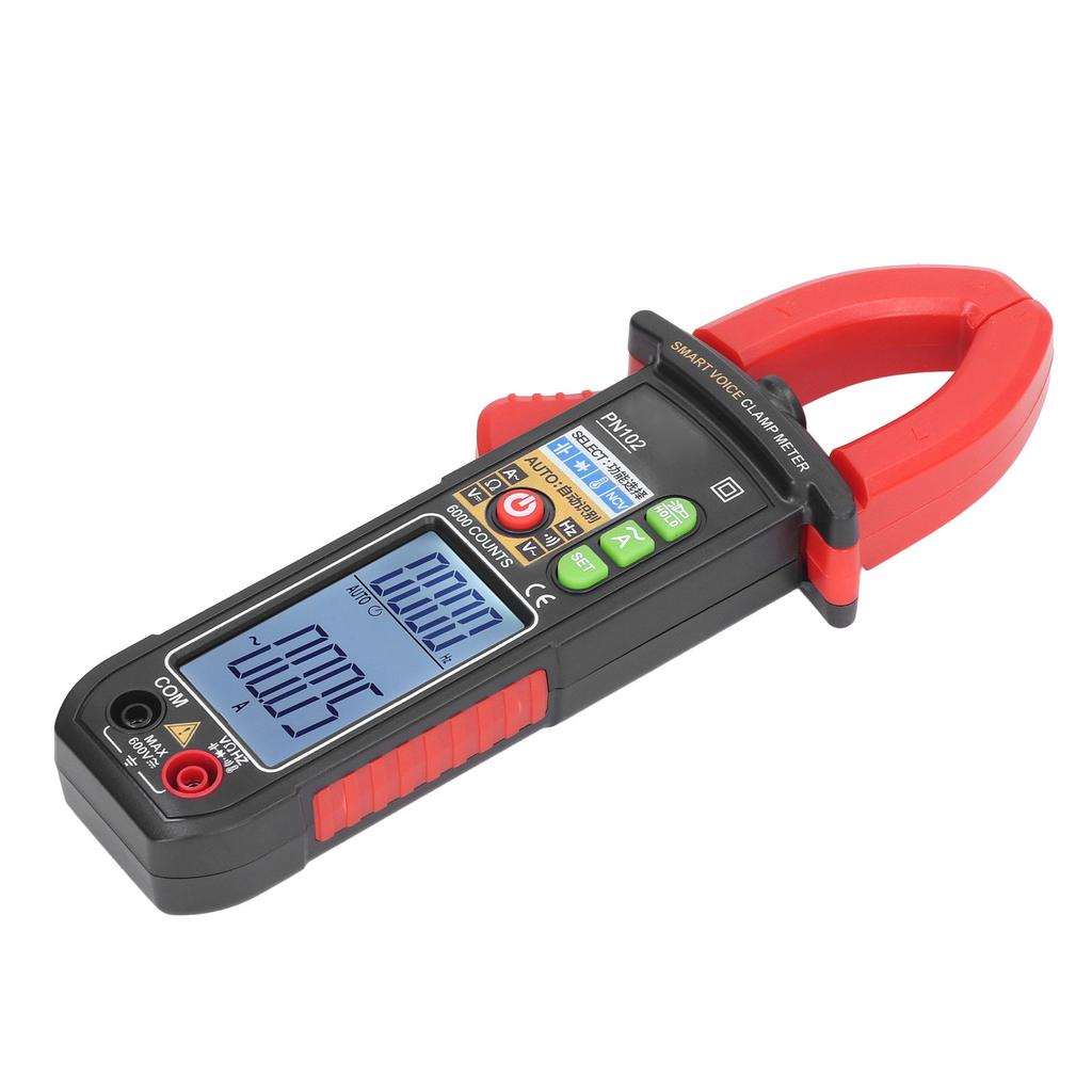 Токоизмерительные клещи от 6 В до 600 В, мультиметр с голосовым оповещением, тестер, автоматический выбор диапазона, измеритель переменного/постоянного тока и напряжения для электриков