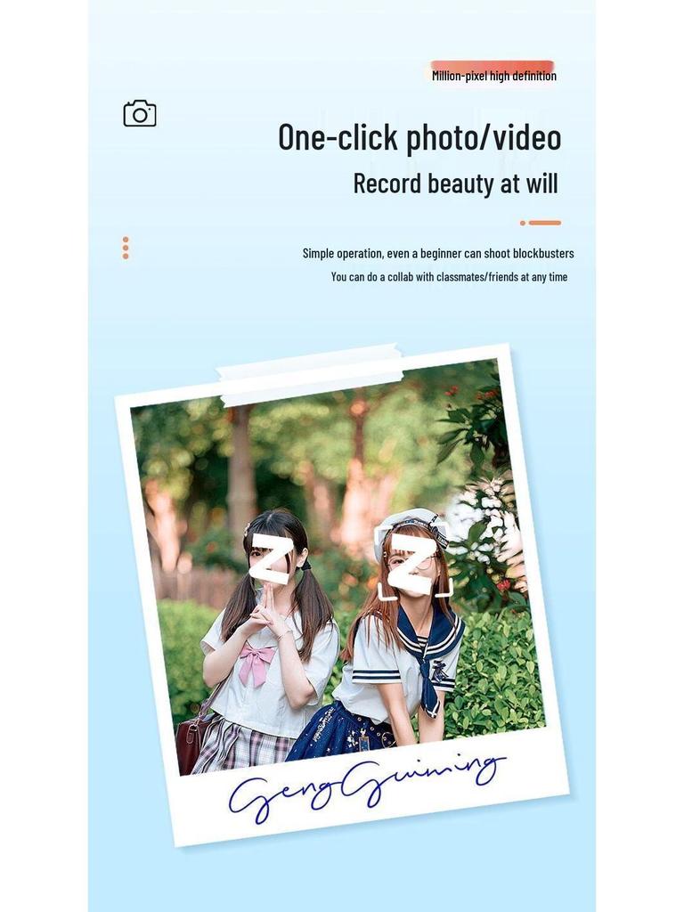 Portable Wearable Chest Camera for Students - Beginner-Friendly School Gadget