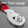 Multifunctional Adjustable Bathroom Pipe Wrench - Large Universal Small Tool