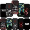 Phone Case for Samsung Galaxy S25 S24 S23 iPhone 16 15 Xiaomi Redmi Note 14 13 12 16E X 11 Pro Max OPPO Moto G85 Huawei A15Berserk Guts Cartoon Cover