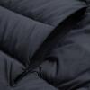 Li-Ning Удобный повседневный универсальный морозостойкий однотонный жилет с воротником-стойкой на молнии простой зимний мужской жилет черный AMRU017-1