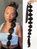 Synthetic Hairpieces Bubble Braid Ponytail Hair Extensions Afro Bubble  Ponytail 30 Inch Wrap Around Lantern Pony Tail For Women