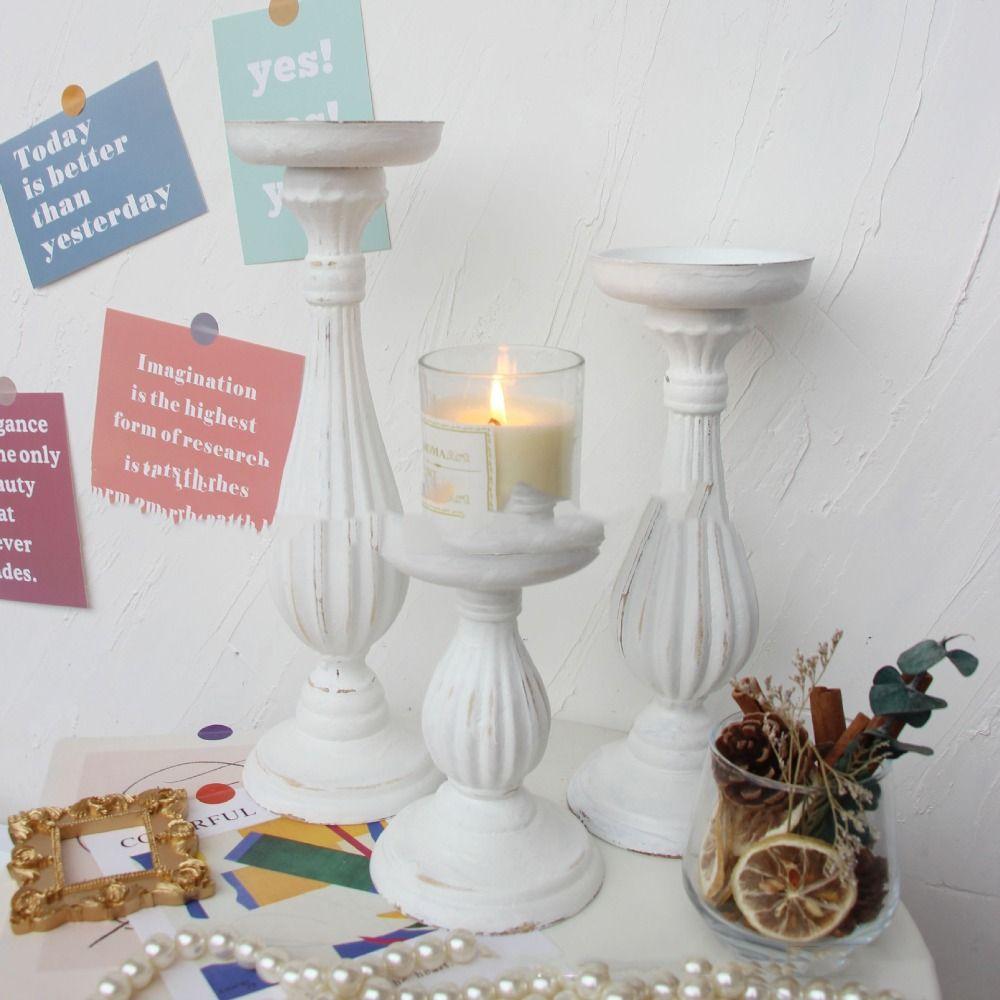 Home Stay Raw Materials Photography Props Candle Holder Tabletop Ornaments Candle Lamp Ornaments