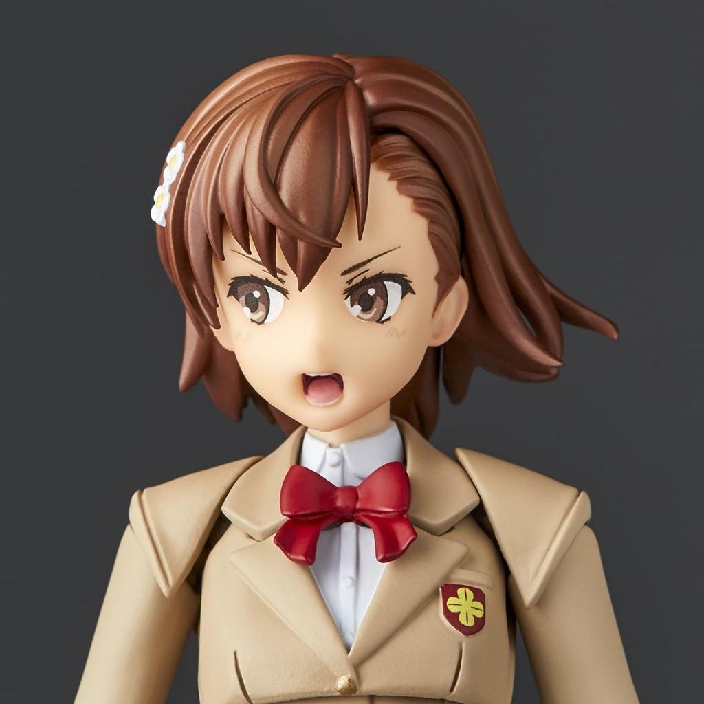 Revoltech Amazing Yamaguchi A Certain Scientific Railgun Misaka Mikoto Winter Uniform Ver.