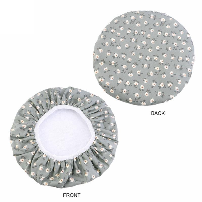 Женская водонепроницаемая шапочка для ванны, эластичные чехлы для волос для душа, шапочки для купания, шапочка для красоты, пылезащитная шапочка для волос, аксессуары для ванной комнаты