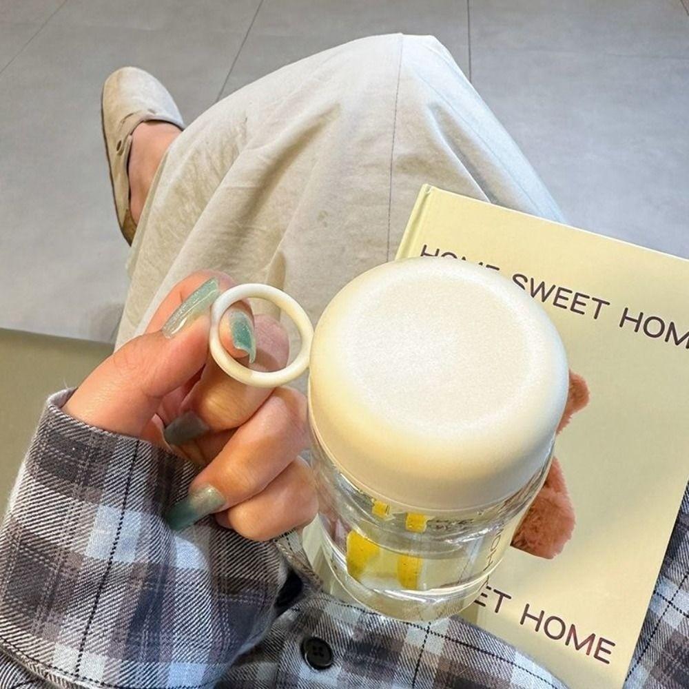 With Portable Lanyard Sports Water Cup 400/550ml Water Bottle INS Student Water Cup Outdoor Sports