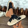 2024 Летние женские тапочки на плоской подошве, однотонные дизайнерские туфли, удобные новые женские пляжные шлепанцы, модные тапочки, сандалии, большие размеры