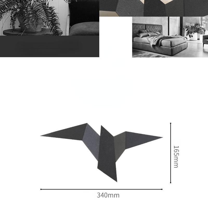 Indoor Wall Lamps Nordic Style Modern Triangle Shape LED Wall Lamps Living Room Lights 3W AC85-265V Simple Lighting