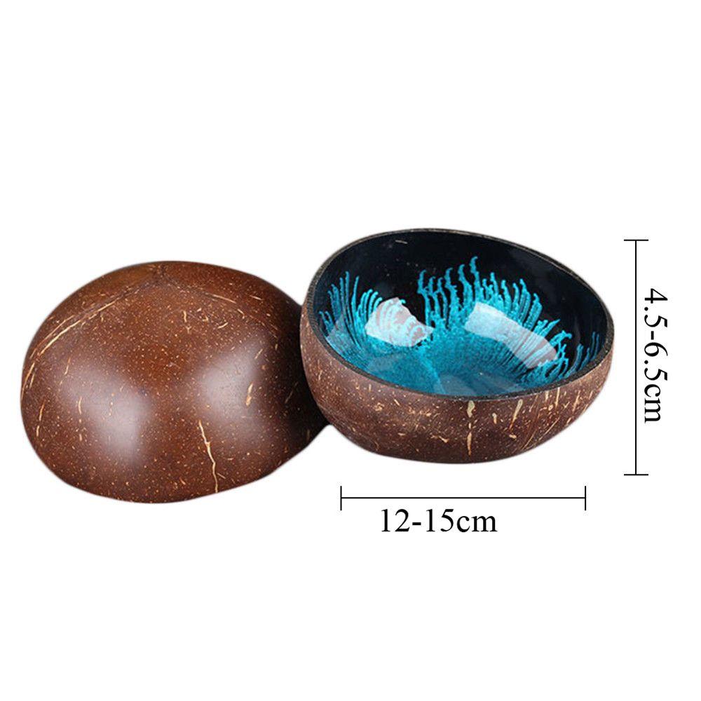 Kitchen Supplies Home Decor Natural Coconut Shell Bowls Storage Container Candy Dishes Tableware