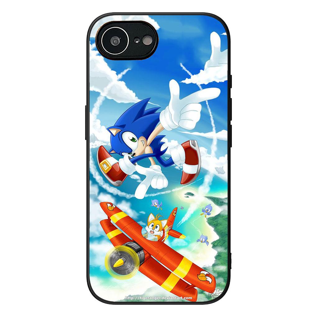 Phone Cover for Samsung Galaxy S25 S24 S23 FE Plus Ultra S7 Edge A16 A15 5G s25+ Casing Flexible Case S-Sonics Hedgehog