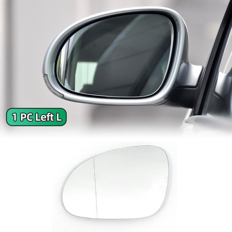 Для Vw Golf 5 Mk5 2003-2008 Jetta Passat B6 2006-2009 левая и правая дверь, боковое зеркало с подогревом, стекло заднего вида, пластина заднего вида