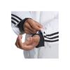 Adidas Originals FW23 Длинный пуховик в классическую полоску Мужская верхняя одежда Белый IU4832