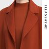 ELLASSAY Women's Urban Elegant Mid-Length Wool Blend Coat