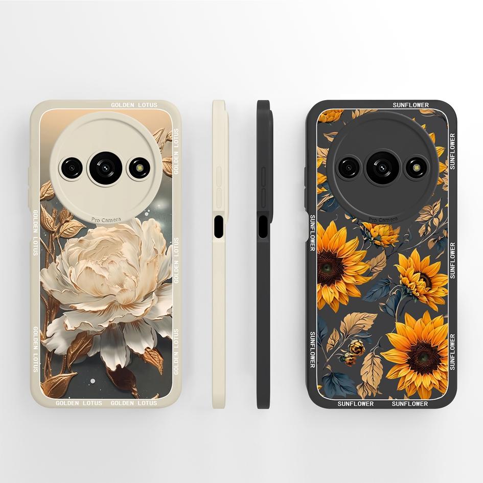 Милый клубничный и медвежий противоударный чехол из жидкого силикона для Redmi A1-A4