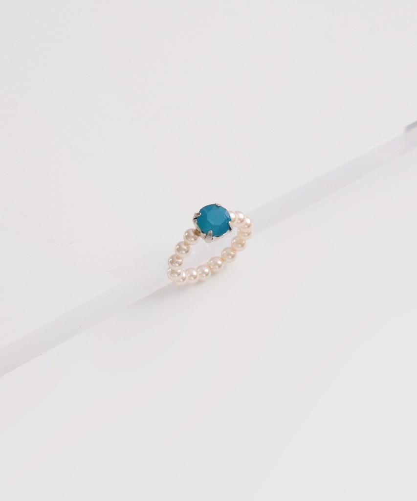 Кольцо Bonbeau Bold с кристаллами и жемчугом Кольцо Swarovski с кристаллами и жемчугом 4 мм
