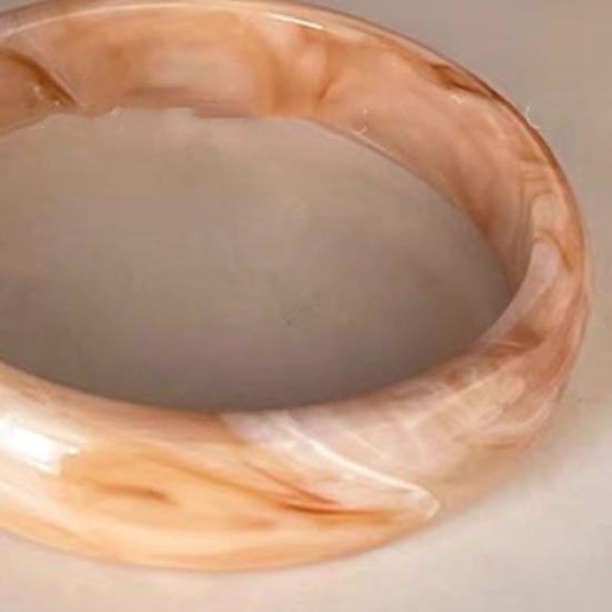 Акриловый браслет в стиле ретро, с нерегулярным геометрическим дизайном, женский браслет-манжета, ручная работа, эффектный браслет, модный аксессуар