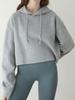 2024 Fall Women's Loose Short Hooded Sweatshirt - European & American Style