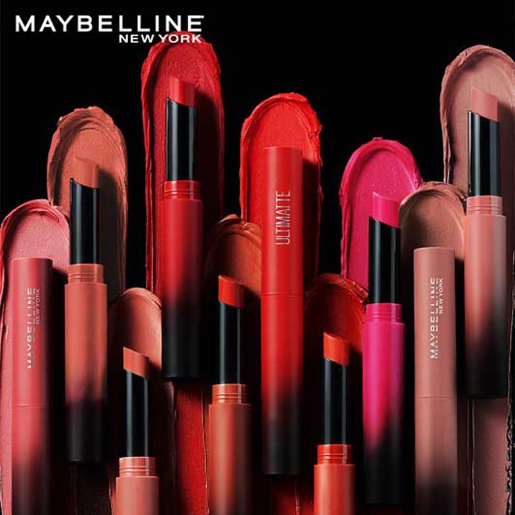 Maybelline New York Color Sensational Ultimattes Lipstick Matte Finish Bold Long-Lasting Lip Colour 1.7g