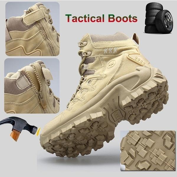 Военные армейские ботинки, мужские уличные тактические армейские ботинки, водонепроницаемые камуфляжные охотничьи ботинки, нескользящие ботинки для пустыни, походная обувь для мужчин