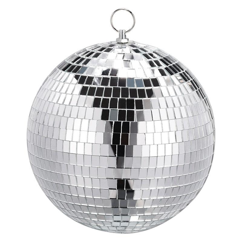 Зеркальный шар 20 см Отражающие шары Подвесные зеркальные шары Диско-шар Украшения Декор Рождественской елки для Дома Вечеринки Сцены