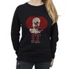 It (1990) Womens/Ladies Pennywise Clown Logo Sweatshirt