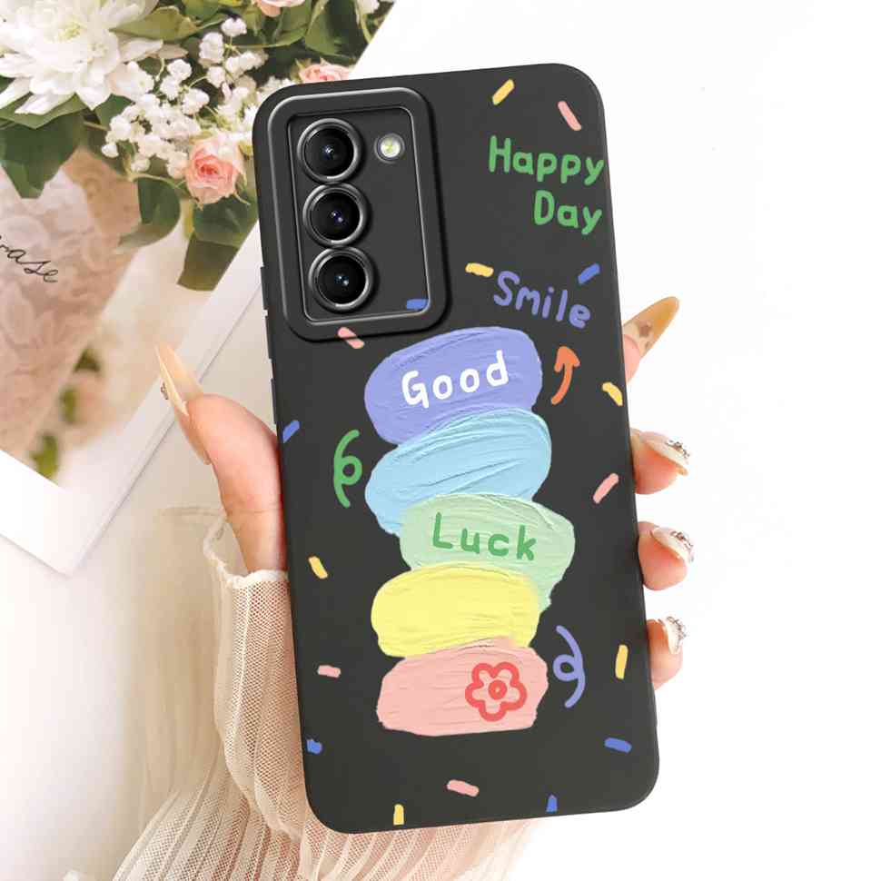Чехол для Samsung Galaxy S21 Plus Мягкий Силикон Конфетный Расписной Чехол для Телефона Для Samsung S 21 S21+ Plus 5G Задняя Крышка Корпус