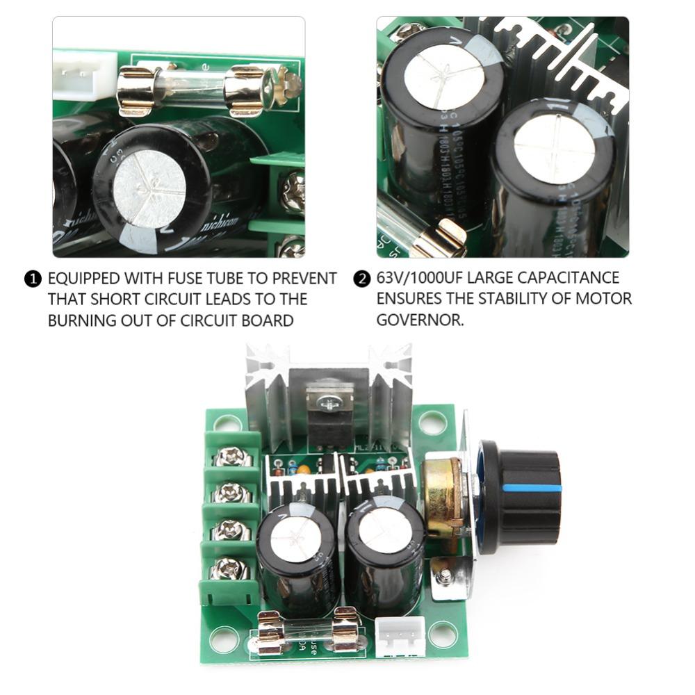 12V-40V PWM DC Motor Governor 10A Motor Governor Motor Speed Controller DC Motor Applications