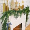 Cross-Border Christmas Pine & Cypress Simulated Wreath Decoration