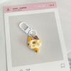 1Pcs Cute Cat Donut Keychain Pendant Keyring For Girls Backpack Charm Headphone Case Accessory Creative Friend Couple Gifts