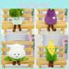Vegetable Simulated Plush Toy Corn Eggplant Cartoon Doll Children Holiday Gift