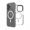 Shockproof Case - MUVIT FOR CHANGE - iPhone 14 Pro - Recyclable - Transparent/Black - Shockproof