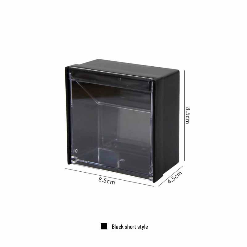 Магнитный настенный органайзер для хранения украшений и гигиенических принадлежностей, пыленепроницаемый и без сверления