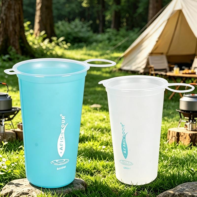 200ML Foldable Portable Outdoor Sports Camping Water Bottle