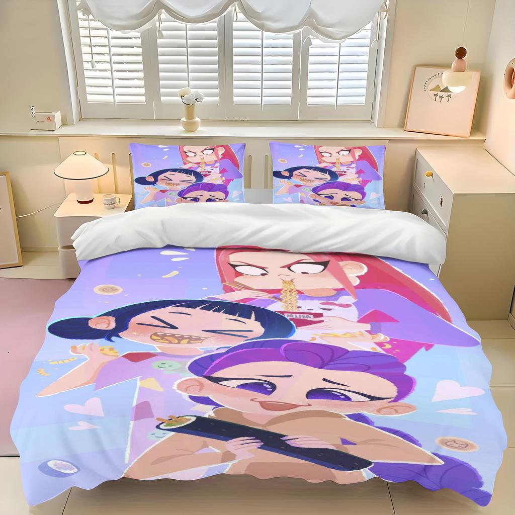 K-Pop Witcher Girl Group Idols Duvet Cover Set Cute Bedding Pillowcases Great Gift Kids Bedroom Decor Perfect Guest Room Home