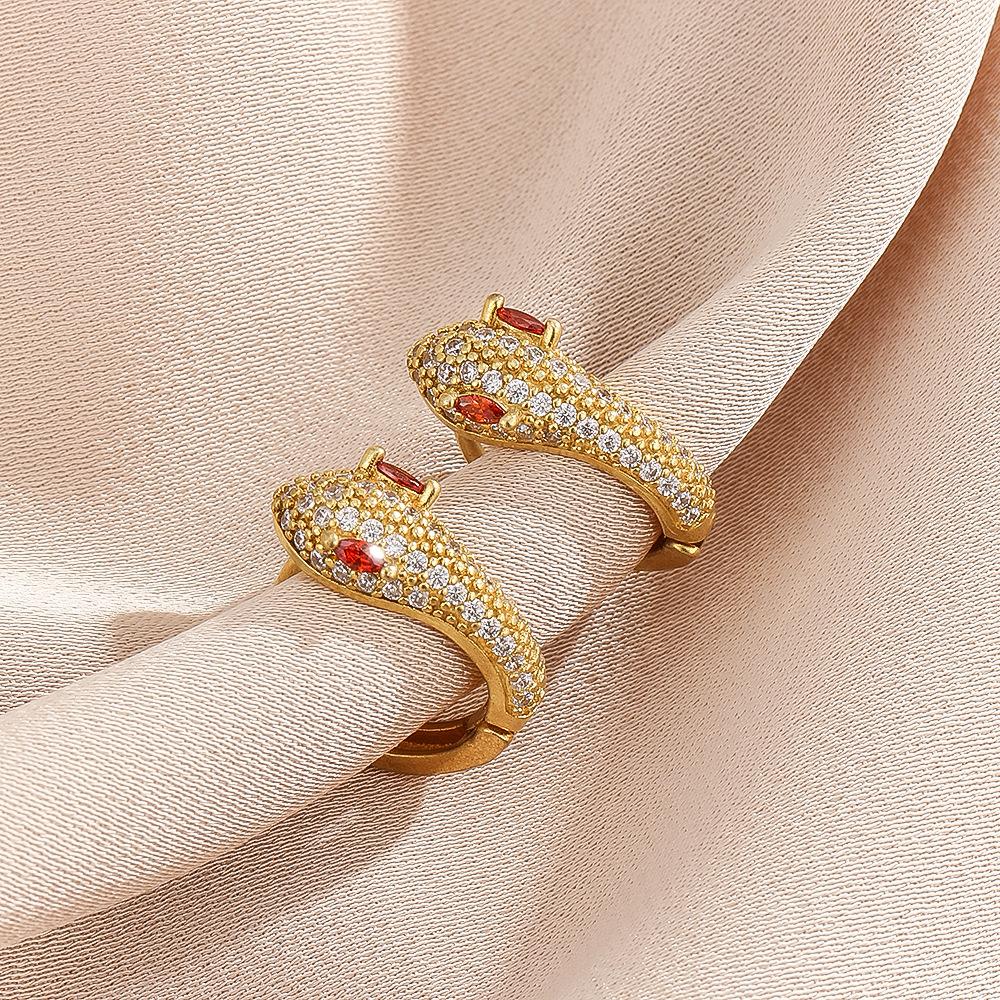 Европейские и американские персонализированные серьги с дизайном змеи, ретро, универсальные, изысканные, модные серьги